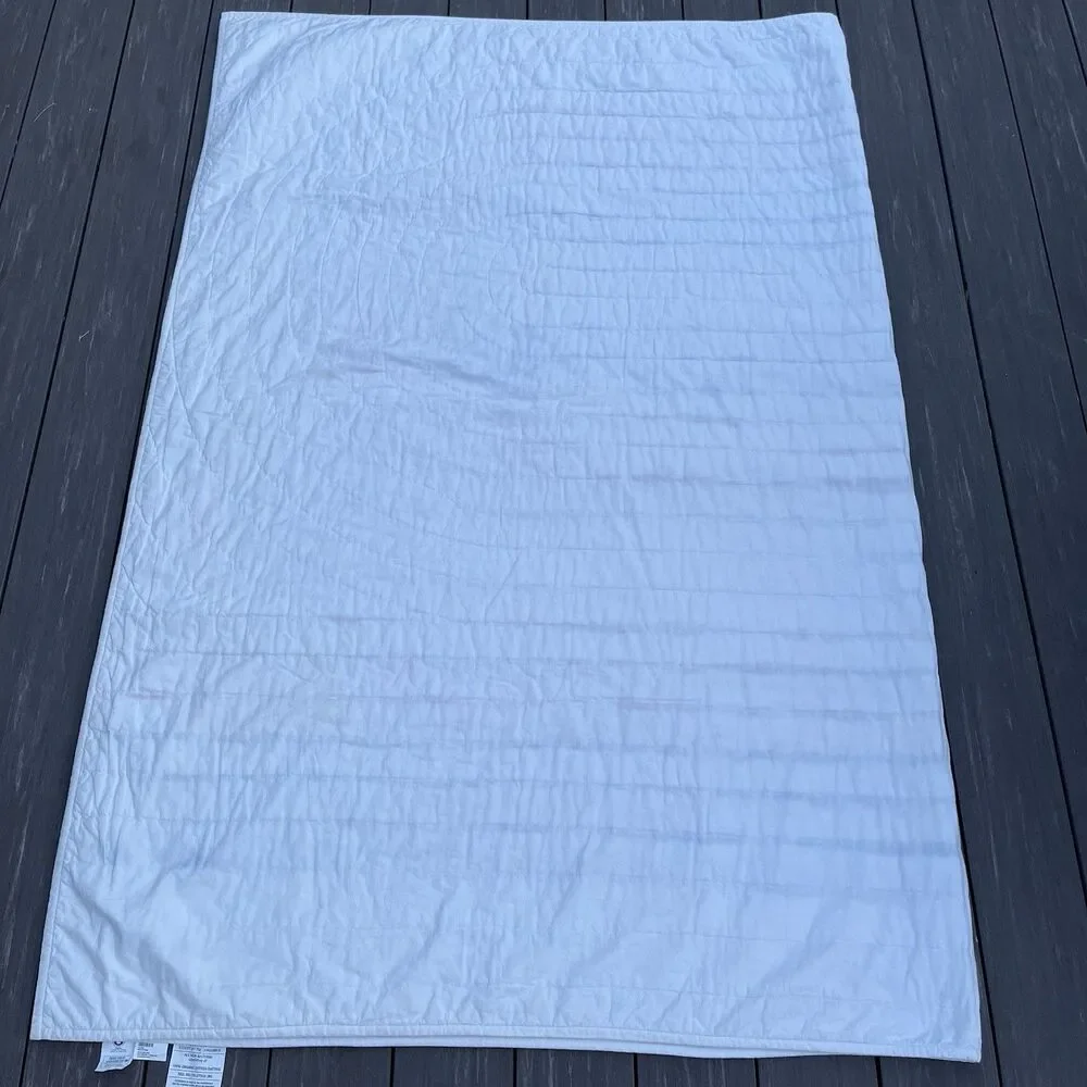 Crate & Barrel Kids Dynamic Trail Twin Quilt Comforter 100% Organic Cotton 66x86